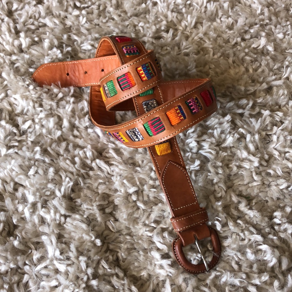 Guatemalan Leather Belt